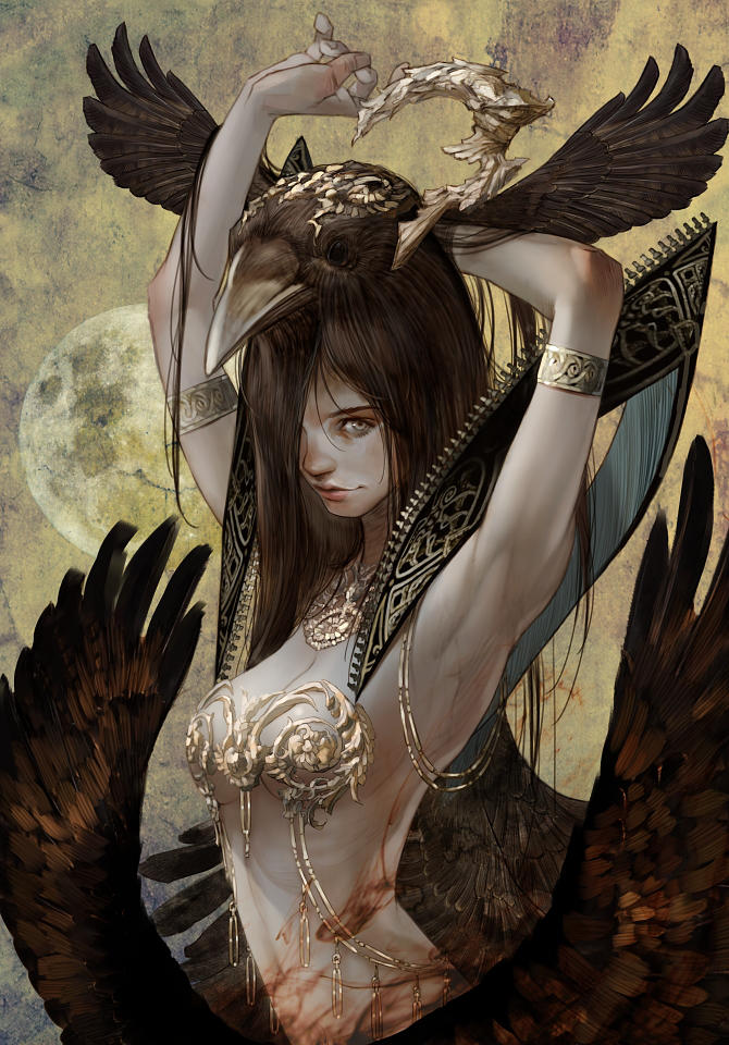 Crow queen by tahra Crow queen by tahra