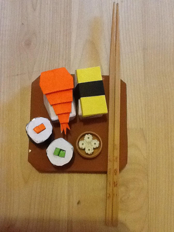 Origami Sushi by JasonChanDraws on DeviantArt