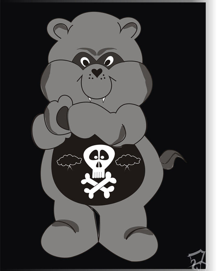 Evil Care Bear by eisv on DeviantArt