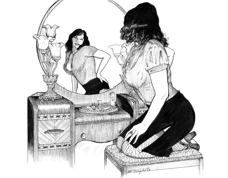 Jodey at Mirror by DocRedfield