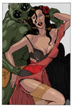 WARBIRDS OF MARS - Josie Martian Pinup by DocRedfield