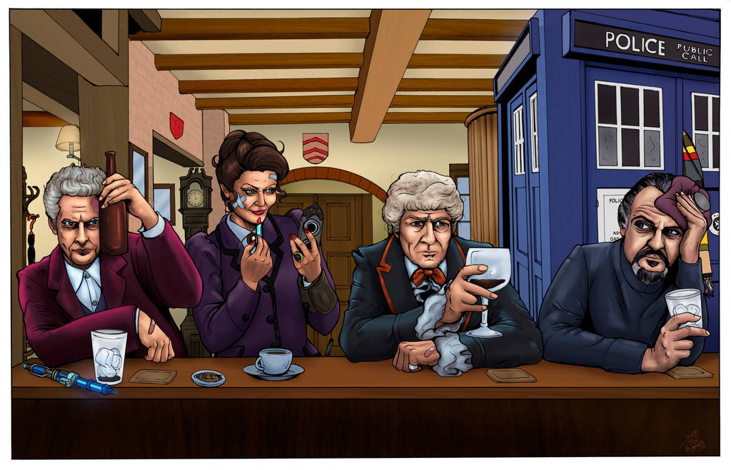 DOCTOR WHO - Moffat's Pub by DocRedfield