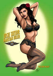 Josie Lingerie Pinup by DocRedfield