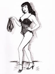 Bettie in Teddy by DocRedfield