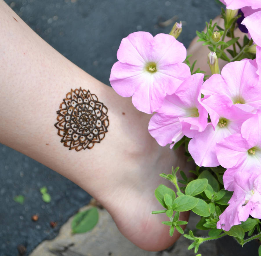 Ankle Henna Tattoo by yobanda on DeviantArt