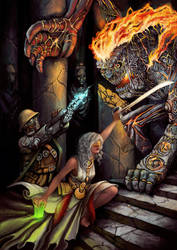 Assault on the Svarog Temple by Kwad-rat