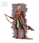Horned Character Design by LauraKjoge