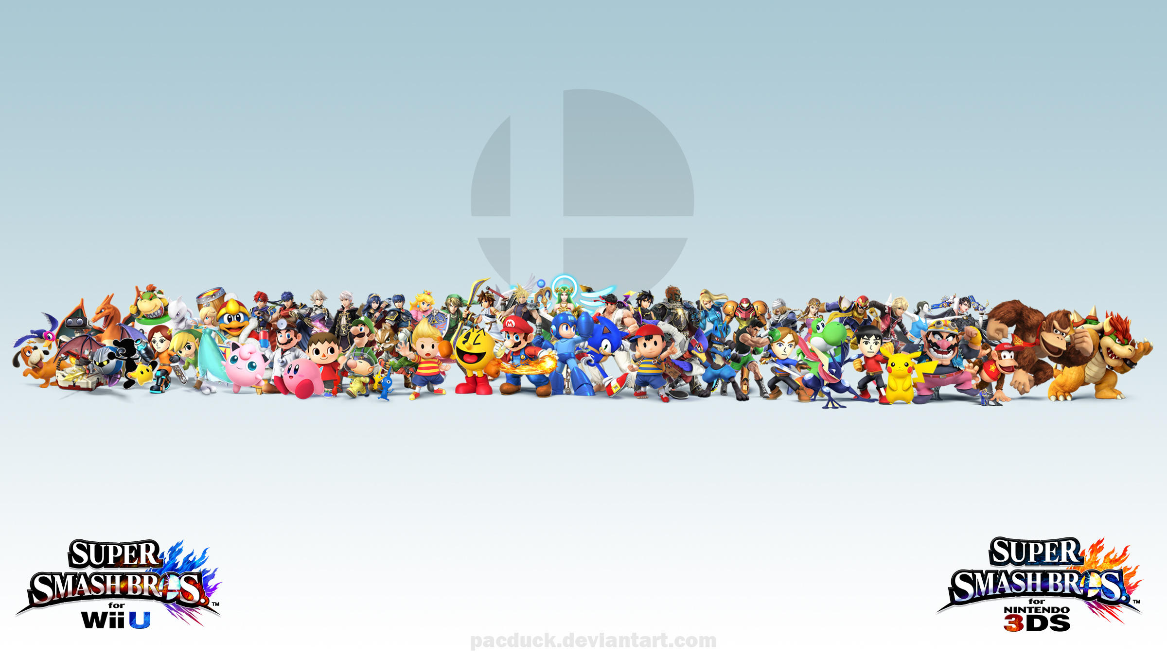 Super Smash Bros. Wii U/3DS Wallpaper by PacDuck