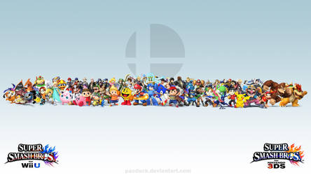 Super Smash Bros. Wii U/3DS Wallpaper by PacDuck