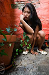 Julia Gold in Black and Red by Kama-Photography
