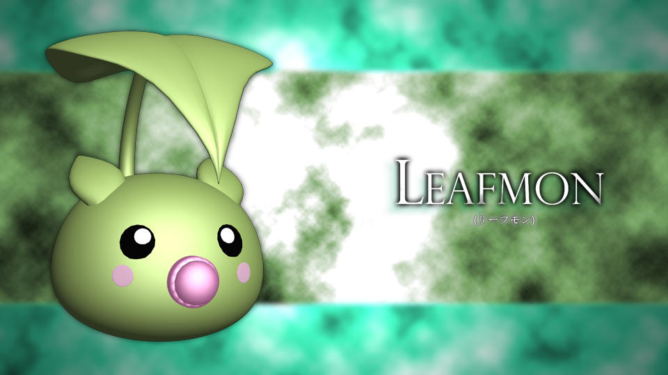 Leafmon-3d by RhapzJPC Leafmon-3d by RhapzJPC