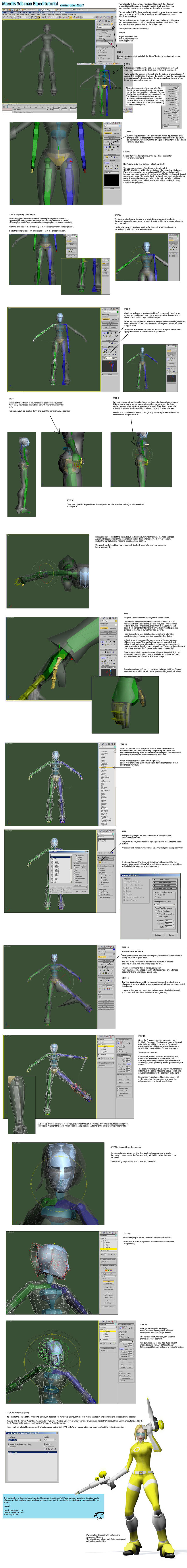 Mandi's 3dsmax Biped Tutorial by Majoh