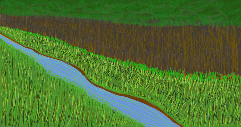 Wilderness scene by DungeonWarden