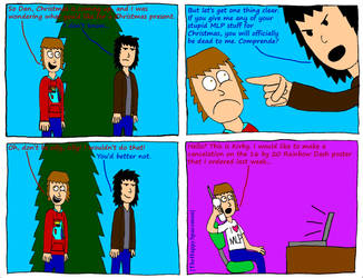 Dan Comics No.22 - Christmas 1 by The-Happy-Spaceman