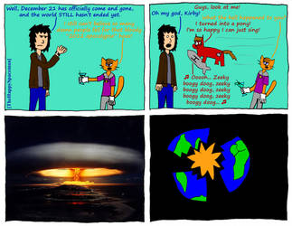 Dan Comics No.25 - The End of the World by The-Happy-Spaceman