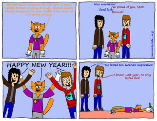 Dan Comics No.28 - New Year by The-Happy-Spaceman