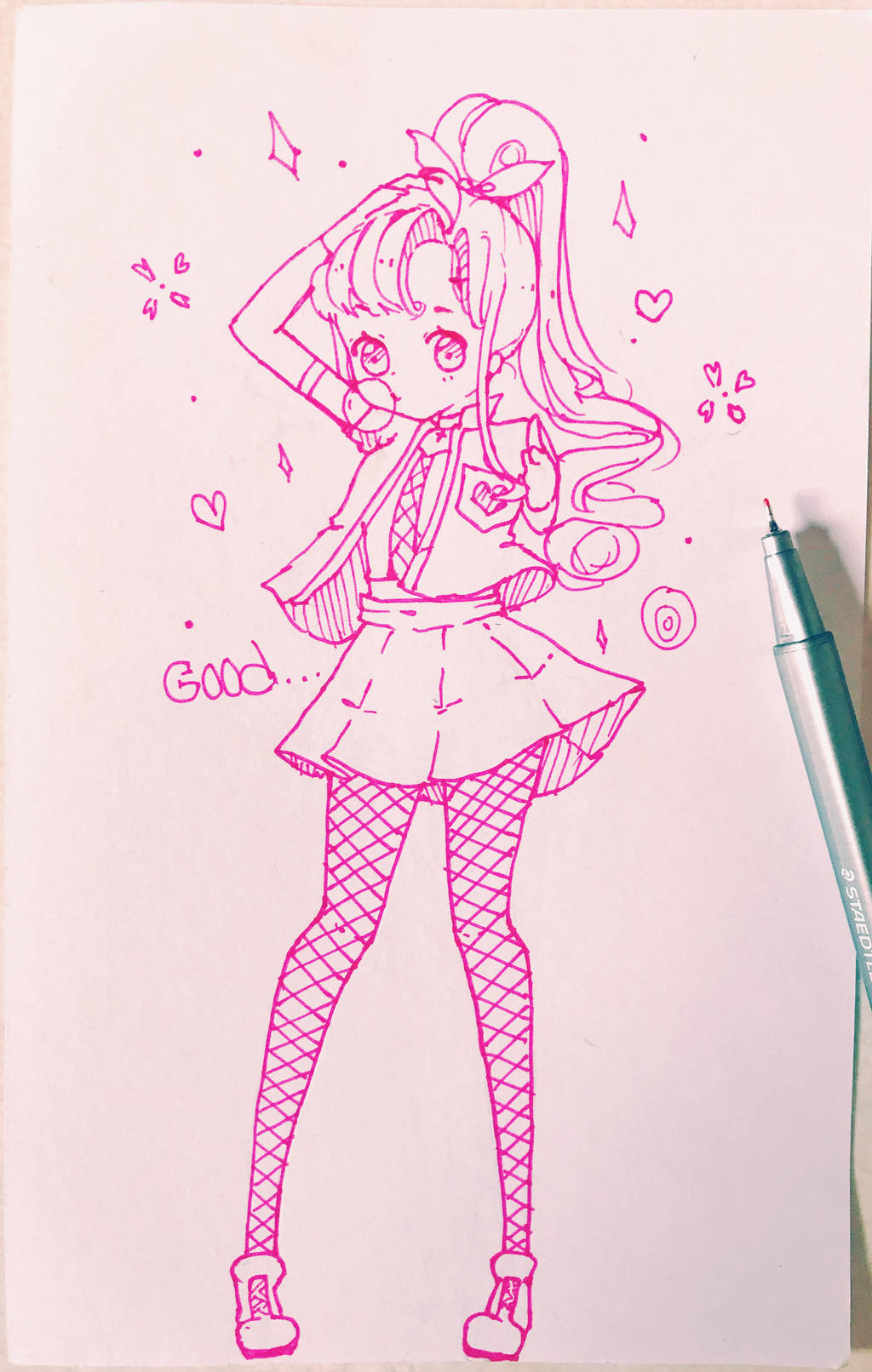 Sketch - Happy birthday MroczniaK by Hiroki-Ajame