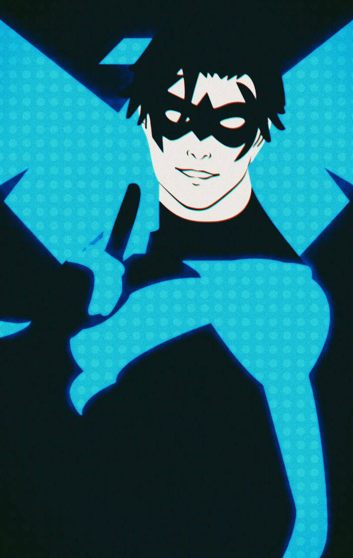 nightwing anime phone wallpaper