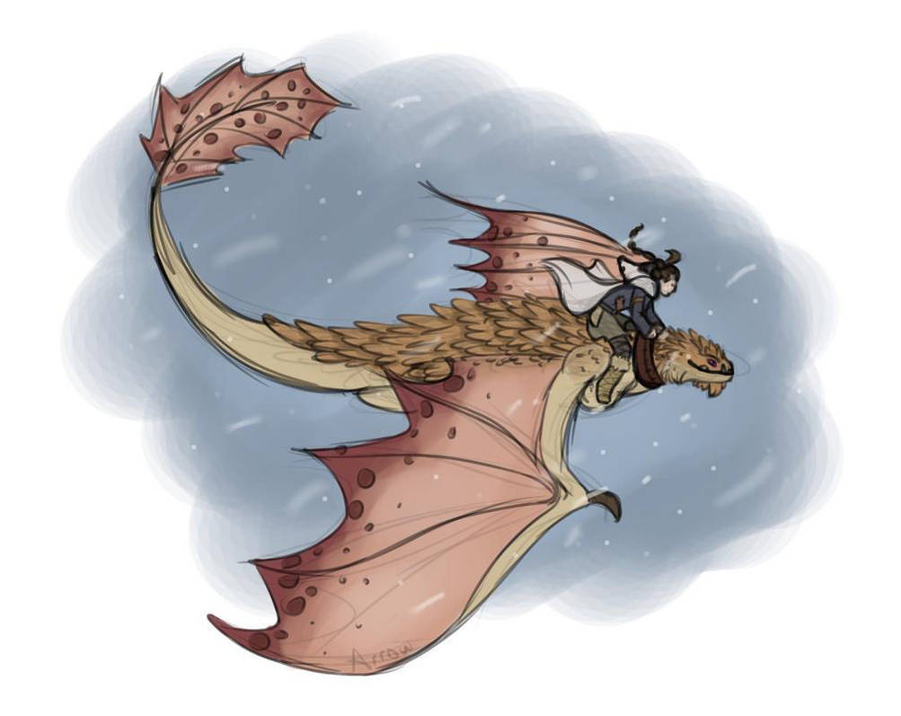 Through the Winter Winds by WhispertheWolfie