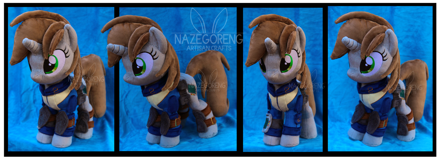 Littlepip Custom Plush by Nazegoreng
