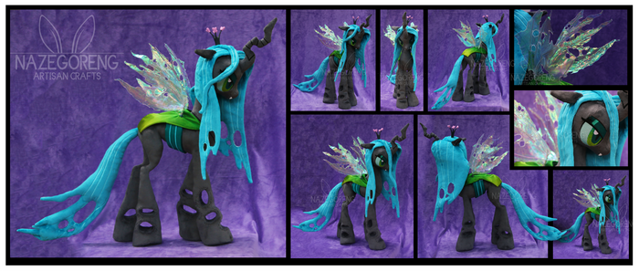 Queen Chrysalis Custom Plush by Nazegoreng