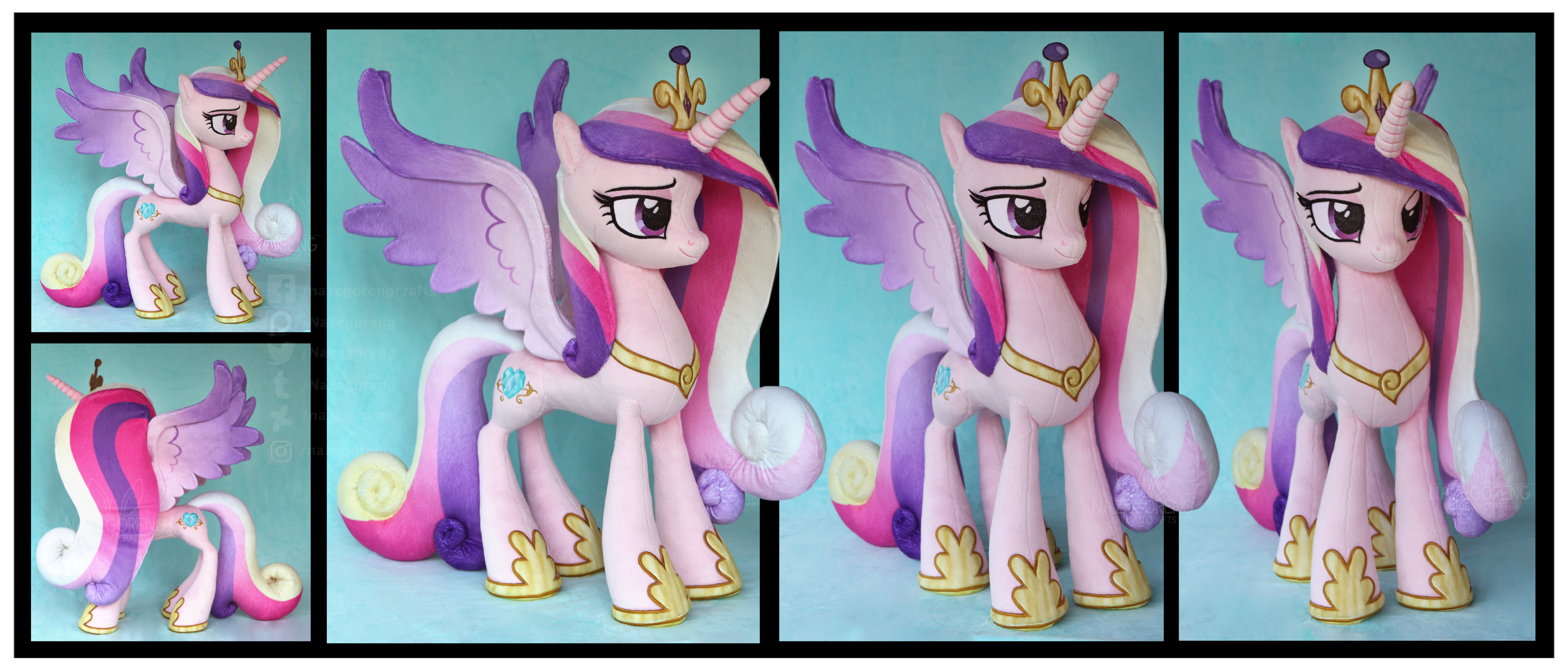 Princess Cadance Custom Plush by Nazegoreng on DeviantArt