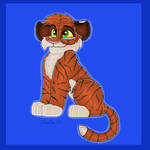 Cute tiger cub by Charlie-Breen