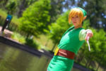 Conducting the Wind - Toon Link by nekomatalee