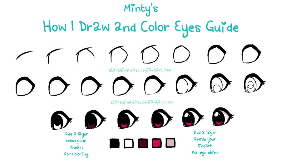 How To Draw Eyes Useful For Anime Eyes By Starshinebeast On Deviantart