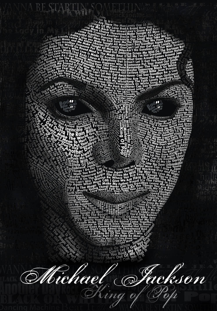 Michael Jackson Typography by LLacerda