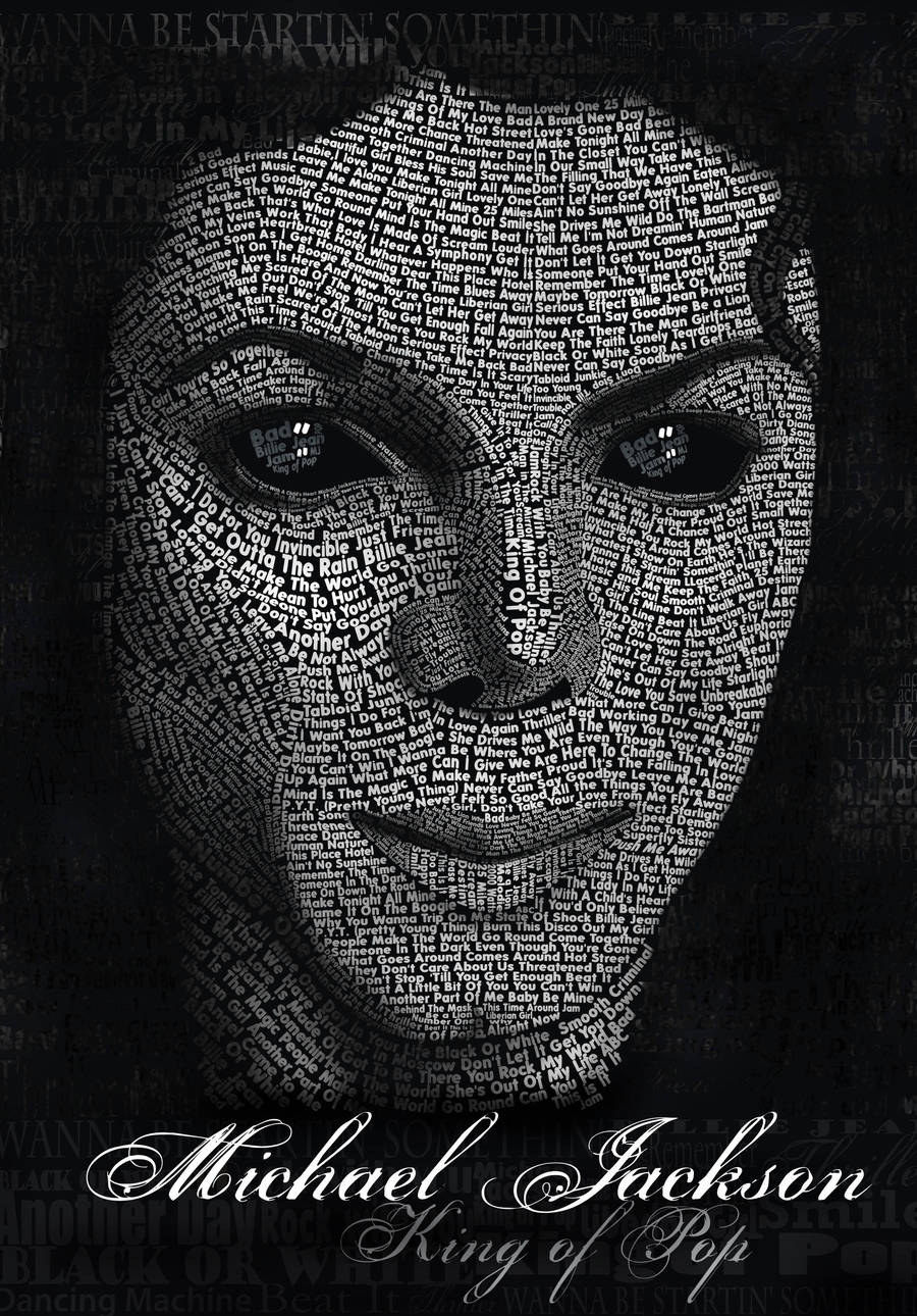 Michael Jackson Typography by LLacerda
