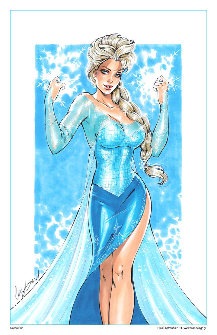 Queen Elsa by Elias-Chatzoudis