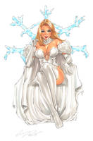 Emma Frost Original Art by Elias-Chatzoudis