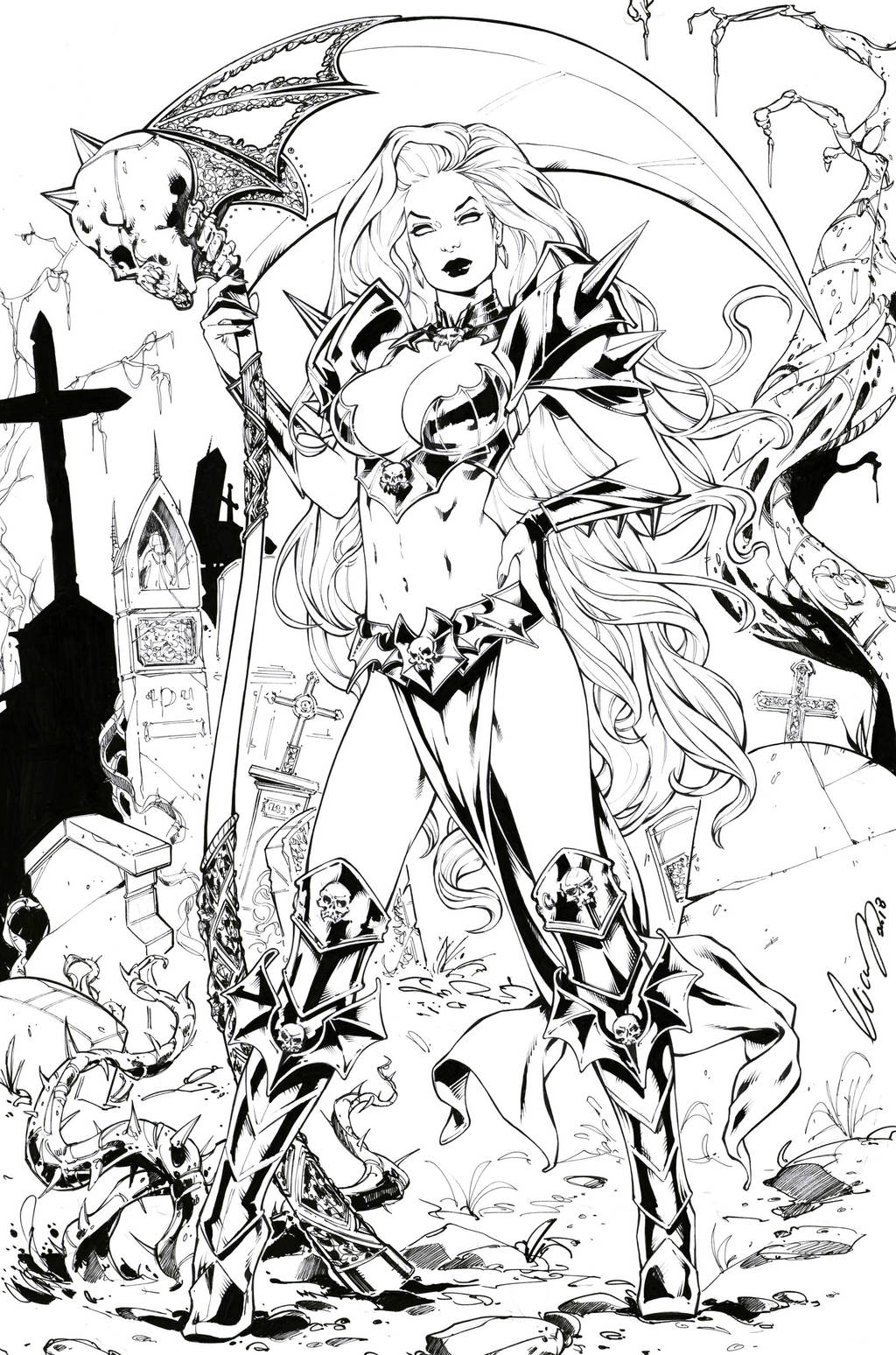 Lady Death by Elias-Chatzoudis