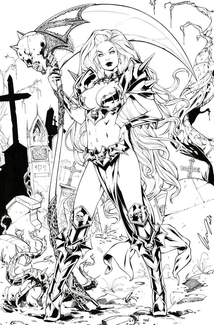 Lady Death by Elias-Chatzoudis