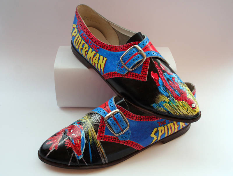 Spider-Man customised shoes by RTyson
