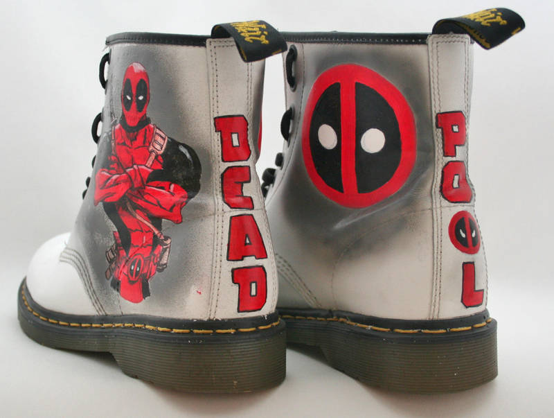 Deadpool Dr Martens by RTyson