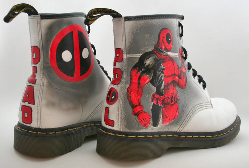 Deadpool Dr Martens by RTyson