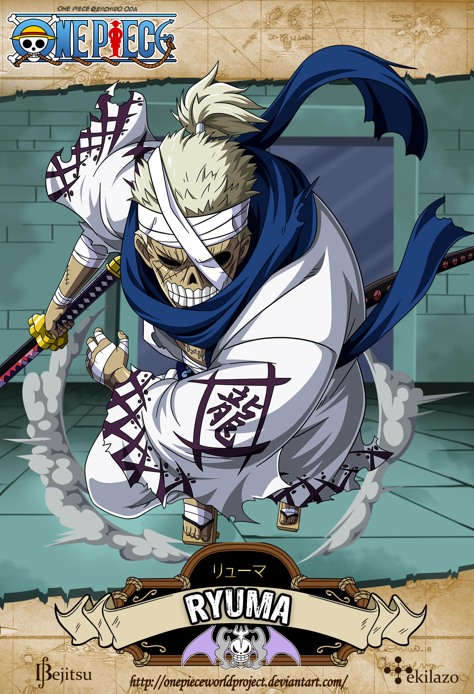 One Piece Ryuma by OnePieceWorldProject on DeviantArt