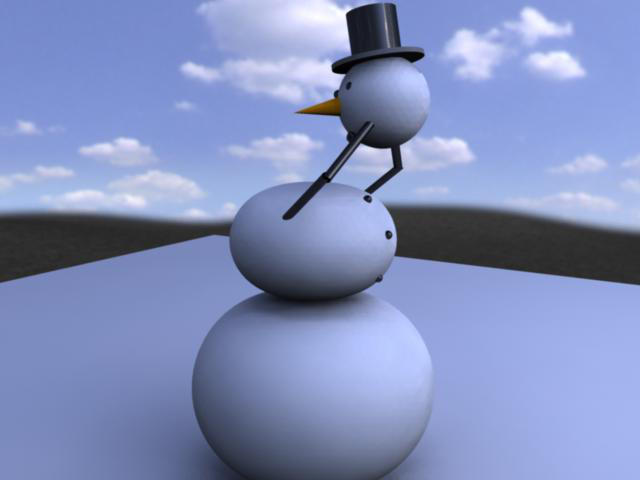 Snowman 1 by kamlesh