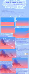 SAI : How I draw clouds by uchuubranko
