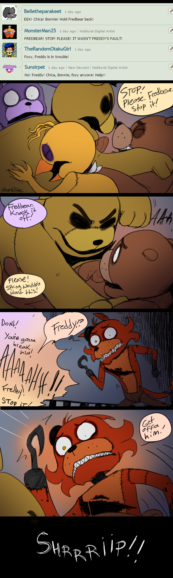 FNAF - Ask#50 - The Confrontation by Atlas-White