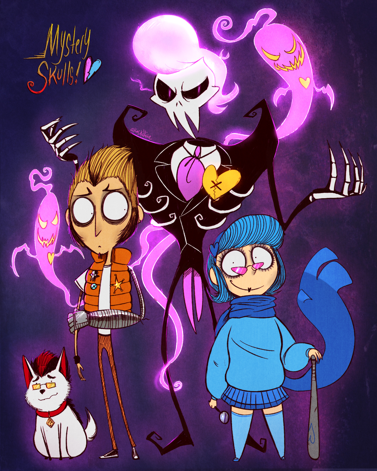 Mystery Skulls! by Atlas-White