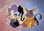 Deltarune | Seam and Jevil by Atlas-White