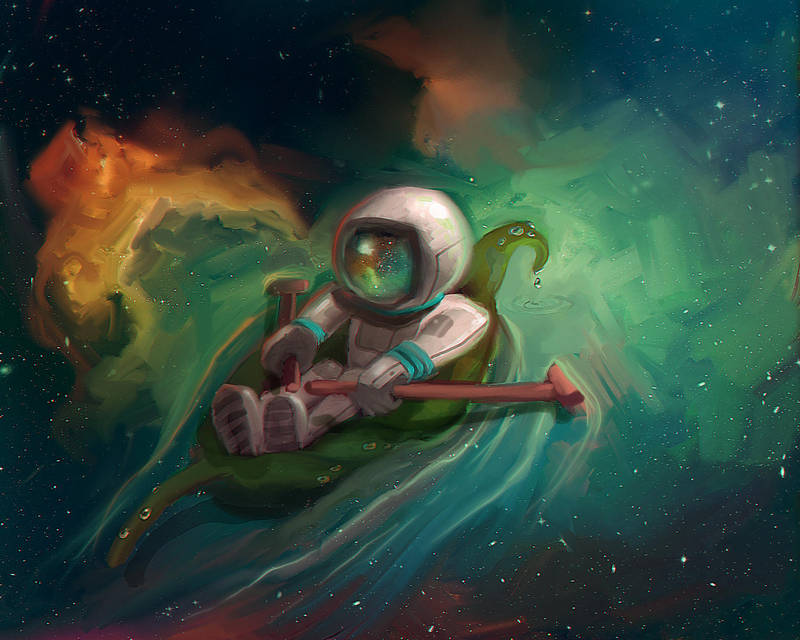 sail among the stars by Opheii