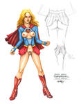 EE Supergirl (2018 Version) -Red Skirt Variant by TCatt