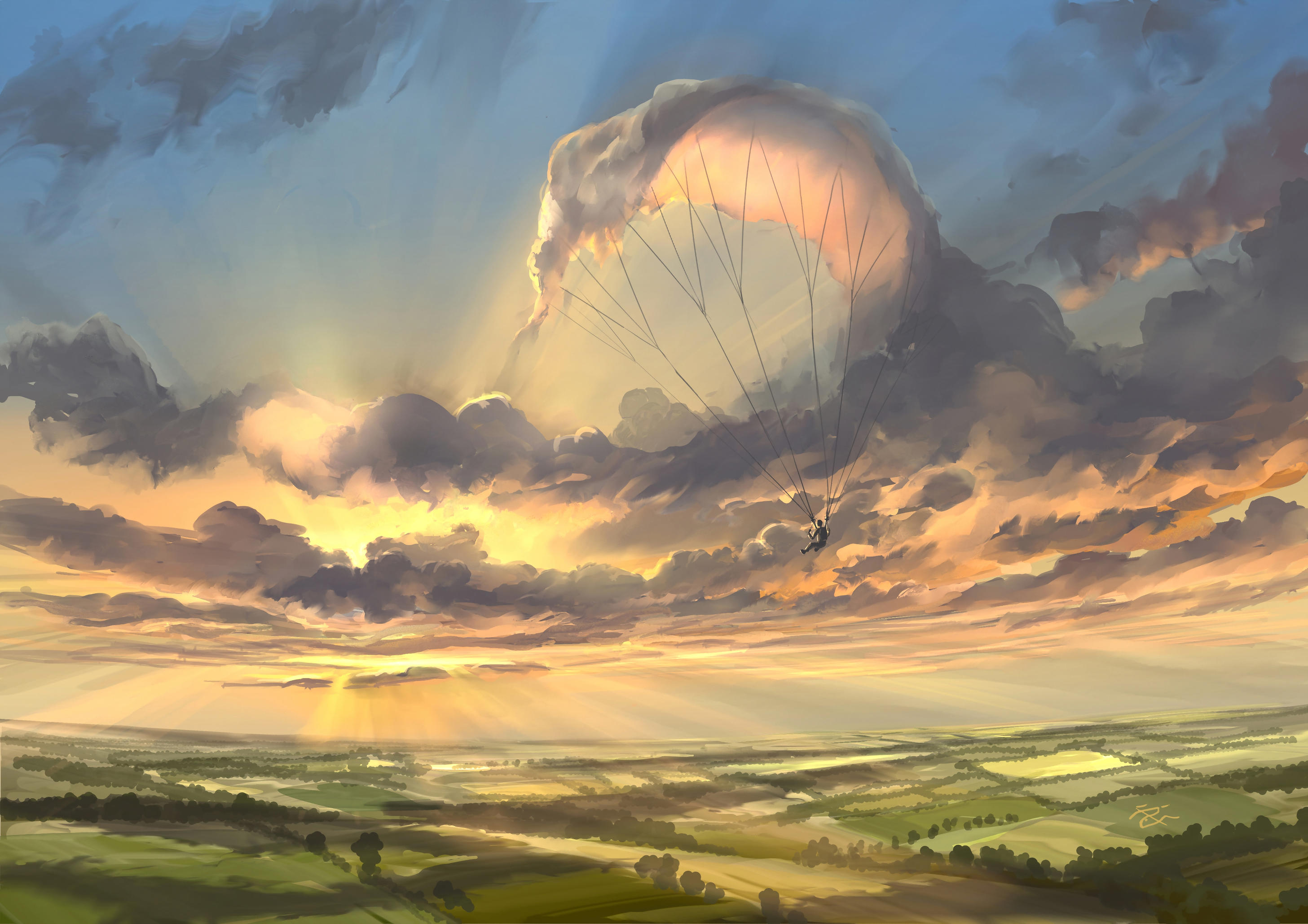 travel by air by Alex Rommel (aerroscape) : r/ImaginarySkyscapes