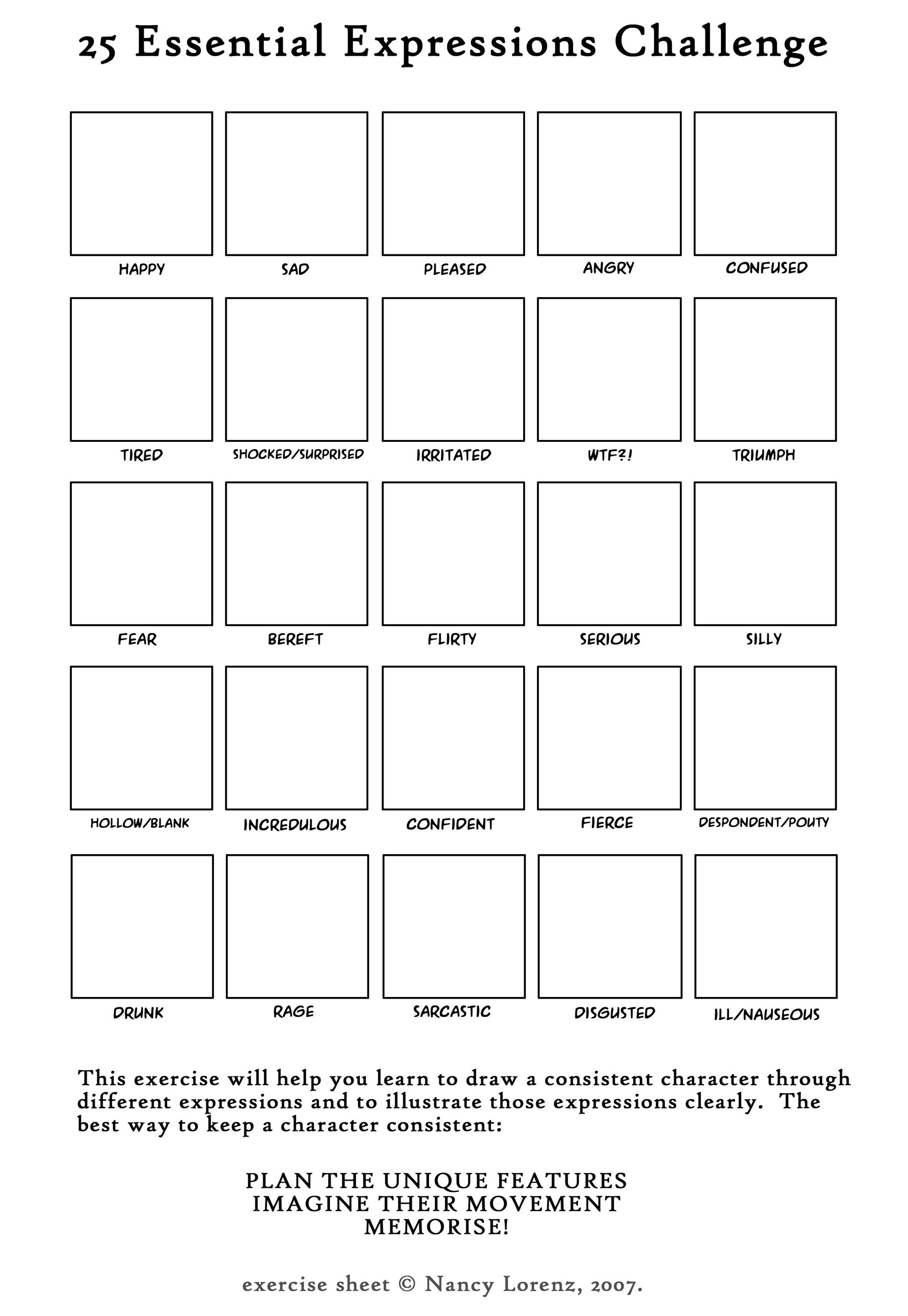 25 Essential Expressions by napalmnacey