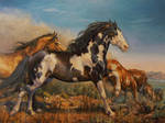 Mustangs - On the Run by KerryOriginals
