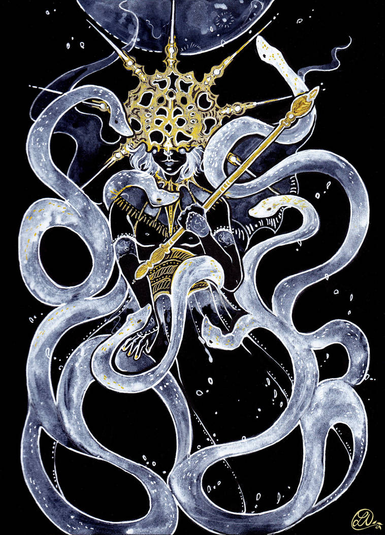 Weekly Challenge 7 Dark Sun Gwyndolin 2017 By Valravnn On Deviantart